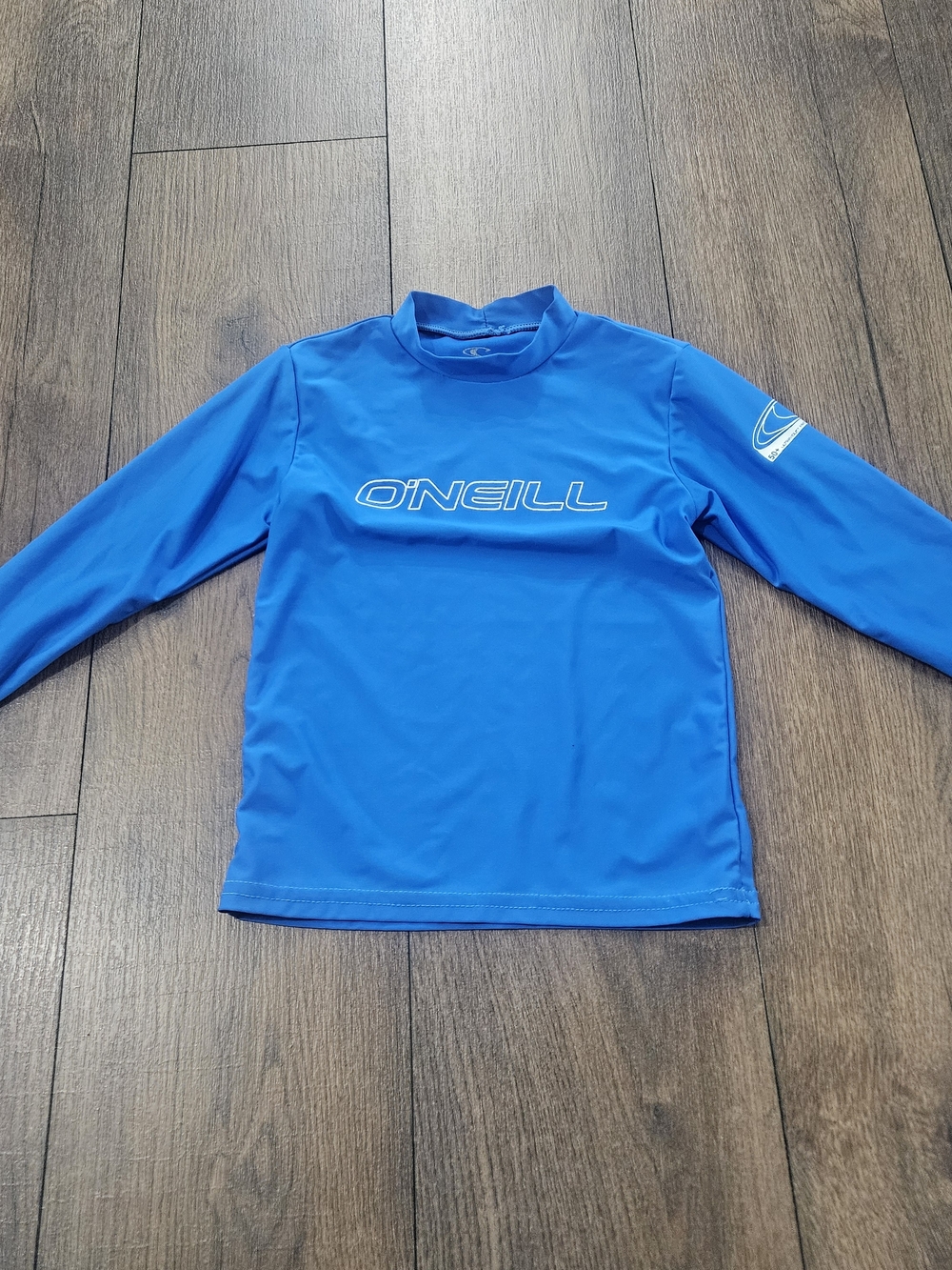 Blue O'Neill 50+ Long Sleeved Sunshirt Size 4 Slim Fit